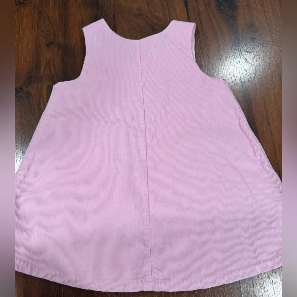 Girls light pink gingerbread man Christmas dress Sz 2T 100% Cotton